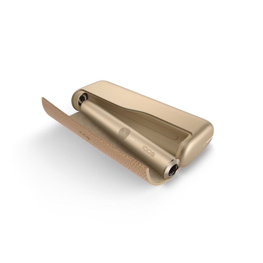 IQOS ILUMA PRIME GOLDEN KHAKI Mobility Kit, Golden Khaki