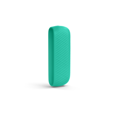 A Tinted Teal IQOS ILUMA Sleeve.