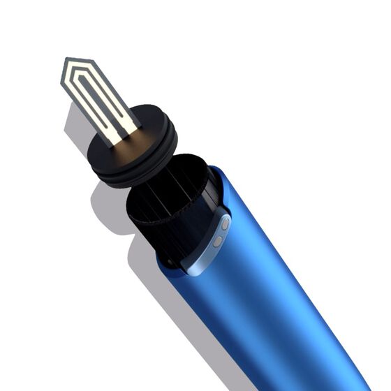 An illustration showing IQOS HEATCONTROL™ bladed heating system.
