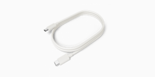 An AC adaptor and a charging cable. 