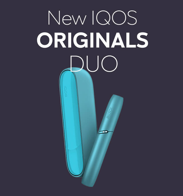 IQOS™ ORIGINALS DUO Kit Turquoise - Tabak Bergmann - Online Shop